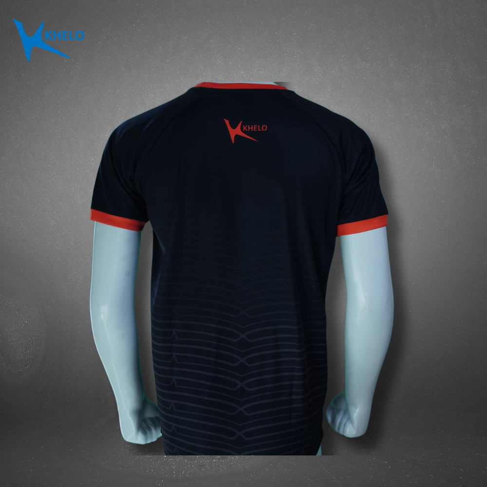 Black Sports T-shirt Slim fit