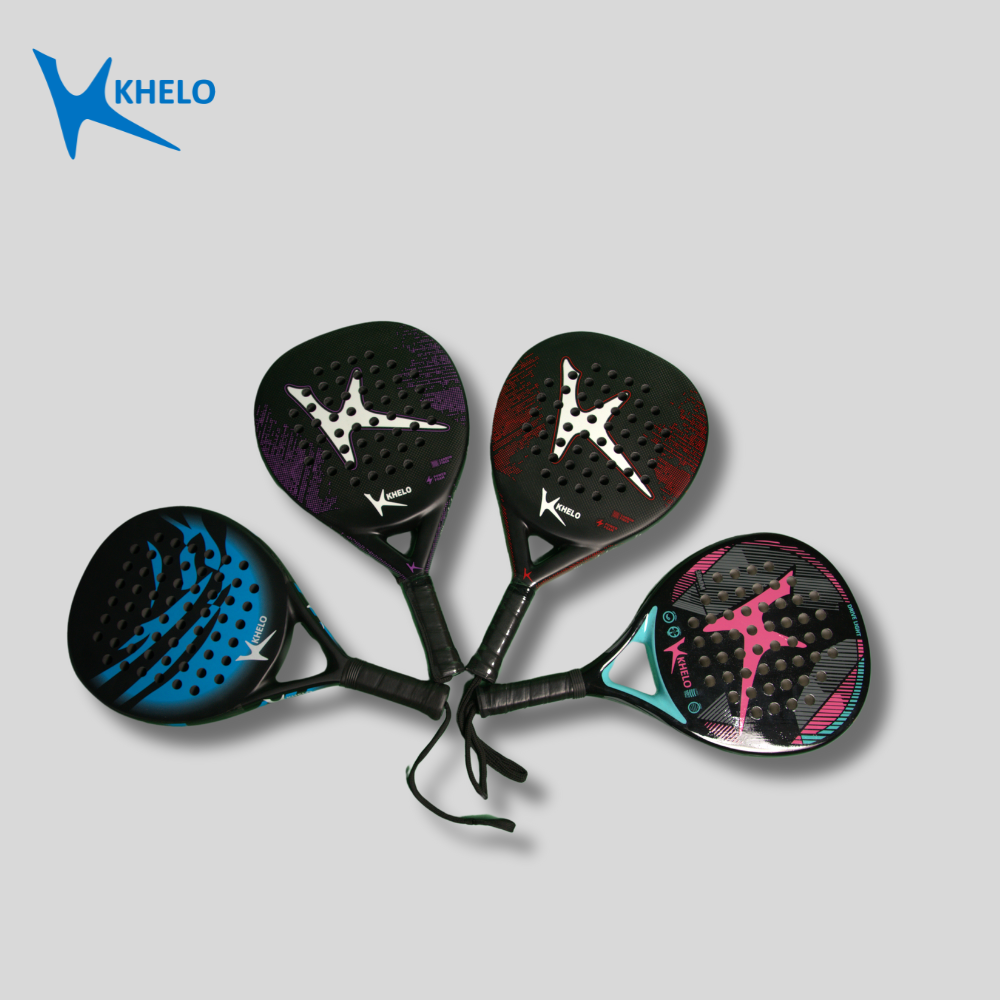 Khelo Carbon Pink Padel Racket