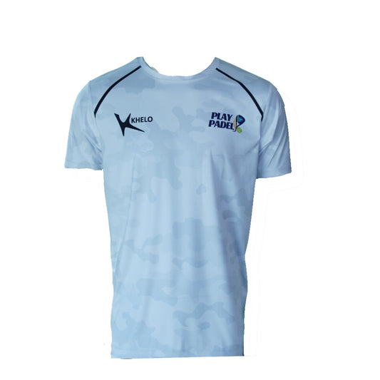 Khelo White Play Padel Sports T-Shirt