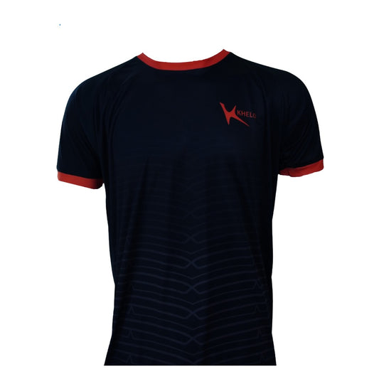 Black Sports T-shirt Slim fit