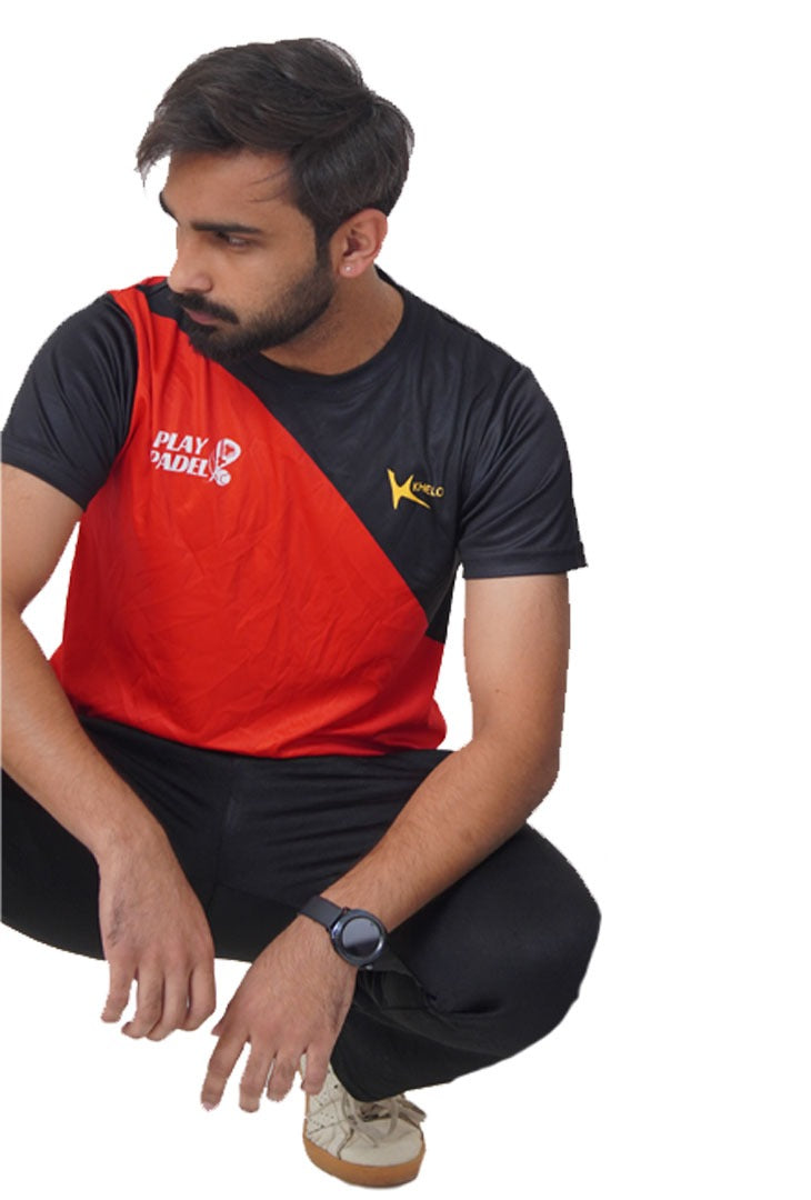Khelo Red Play Padel Sports T-Shirt