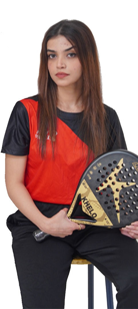 Khelo Red Play Padel Sports T-Shirt